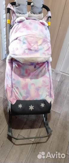 Детские санки коляска бу