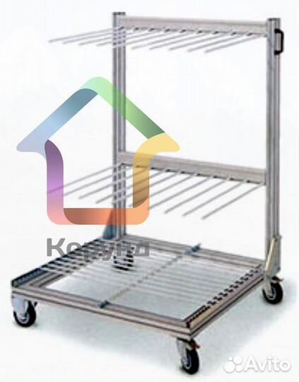 Тележка для заготовок вертикальная