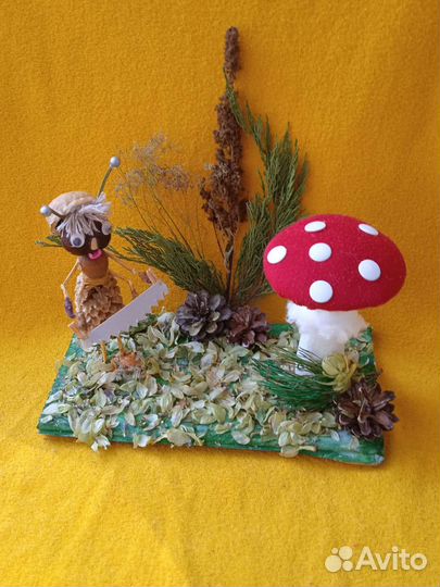 Осенняя поделка для садика или школы, Муравей