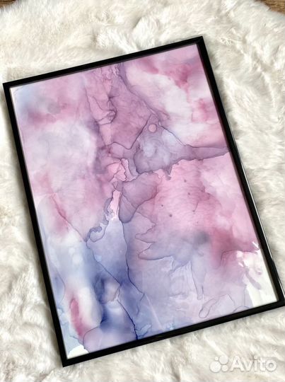 Картина спиртовыми чернилами