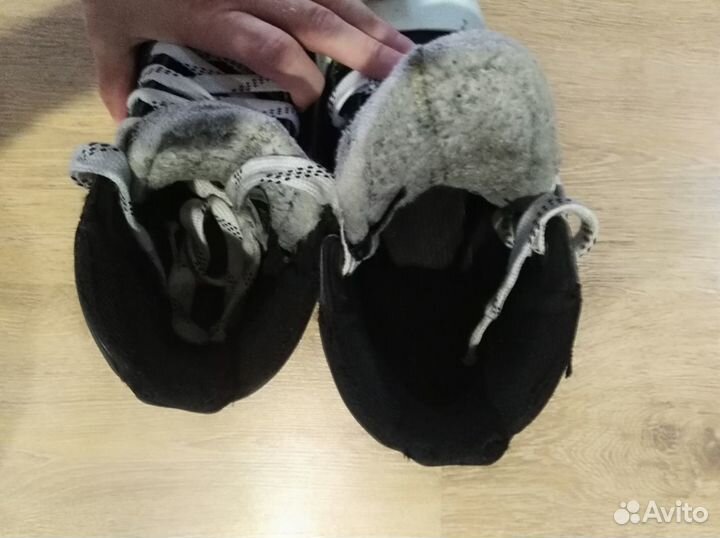 Вратарские коньки Jr Bauer pro размер 4,5d