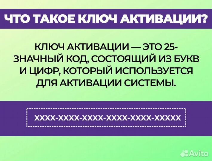 Windows 7 ESD Электронный ключ