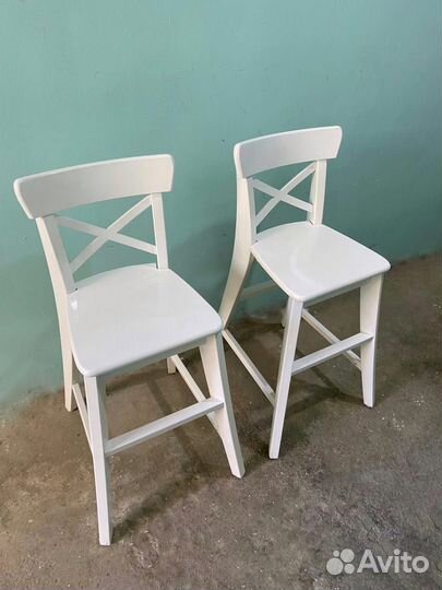 Детский стул IKEA ингольф высокий как барный