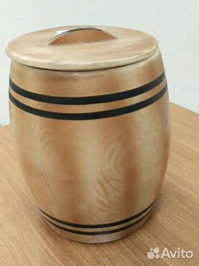 Бочонок огромный большой с крышкой СССР