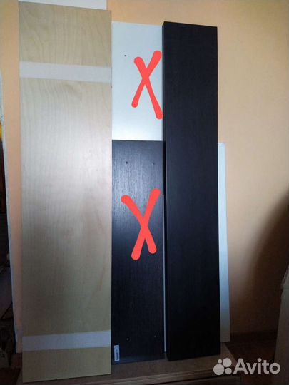 Полки Икеа - дерево, стекло