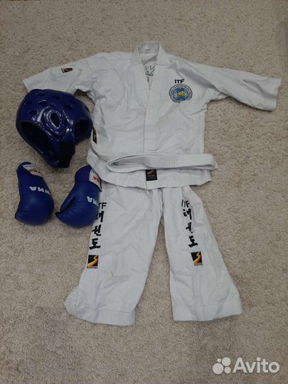 Кимоно для дзюдо детское 6-8лет