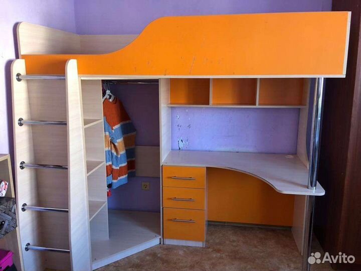 Кровать чердак