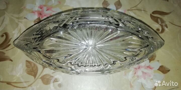 Салатник конфетница хрусталь СССР
