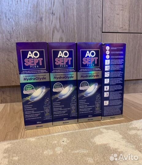 Aosept Plus HydraGlyde alcon Пероксидный раствор