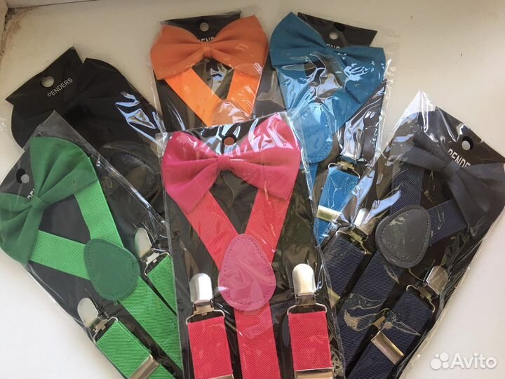 Бабочка и подтяжки для мальчика новые