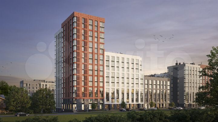 2-к. квартира, 64,8 м², 7/16 эт.