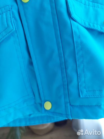 Куртка ветровка утеплённая