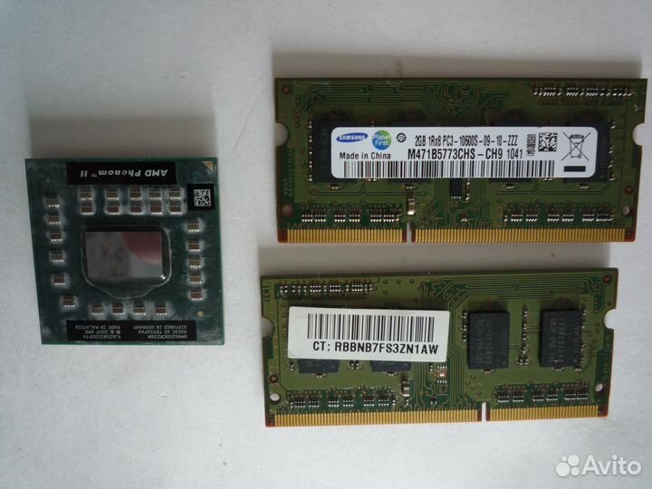 Оперативка Samsung DDR3 2GB 1Rx8 PC3+проц AMD N620