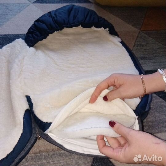 Зимний конверт для новорожденных