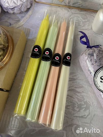 Свечи декоративные и ароматические