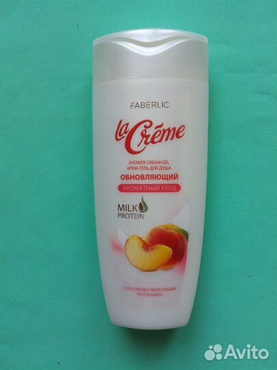 Крем-гель для душа с персиком 250мл La Creme