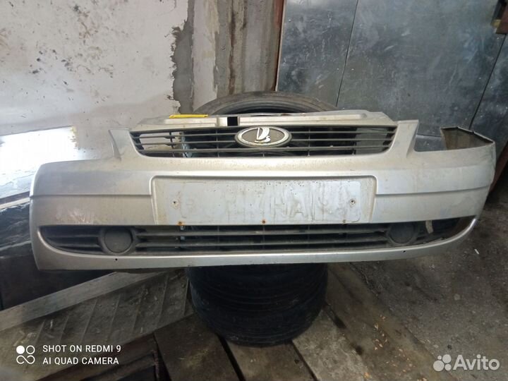Бампер передний приора