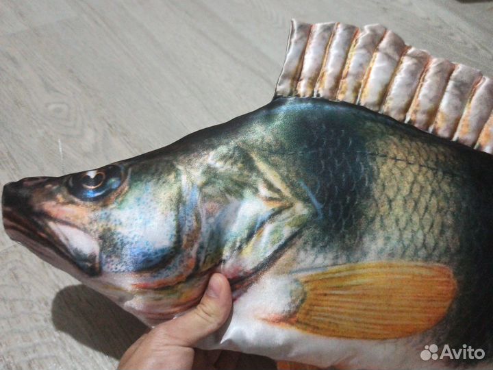 Подушка антистресс рыба окунь декоративная