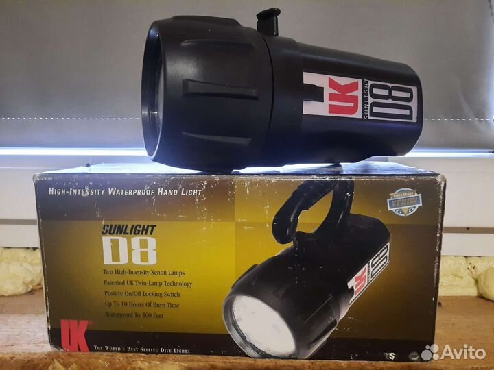 Фонарь для дайвинга и подводной охоты