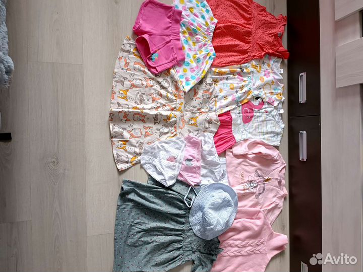 Вещи пакетом на девочку 98