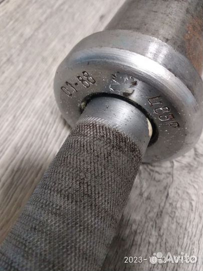 Гриф с блинами