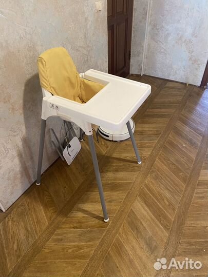Детский стул и стол IKEA для кормления