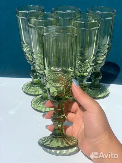 Бокалы 6 штук