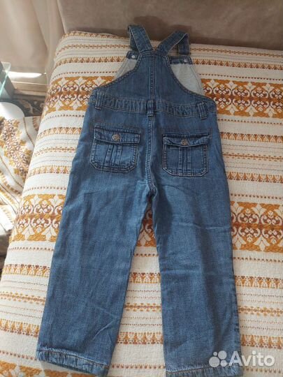 Полукомбинезон джинсовый 18-24 мес