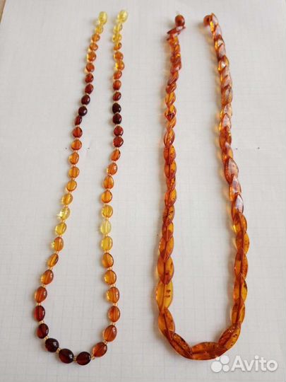 Янтарные бусы