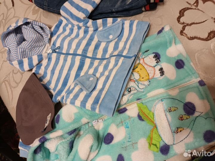 Детские вещи на мальчика 74-80 размер,пакетом