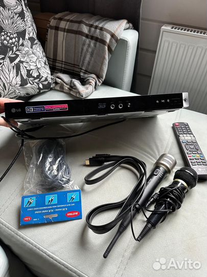 3d blu ray плеер LG bp420k караоке микрофон hdmi