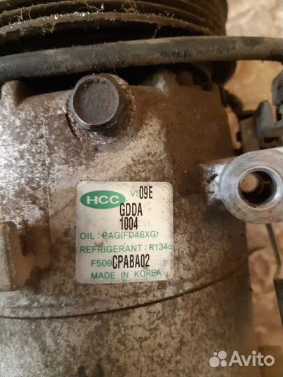 Компрессор кондиционера Kia Picanto 2 G4LA 2011
