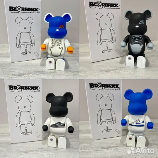 Мишки bearbrick nike
