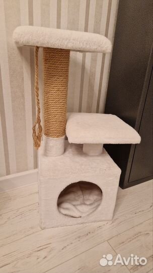 Домик для кошки с когтеточкой
