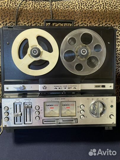 Катушечный магнитофон астра 209