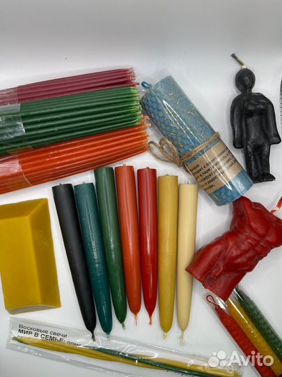 Свечи восковые церковные оптом пчелиный воск 100