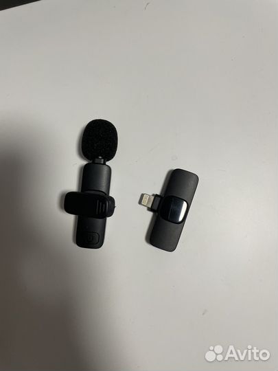 Беспроводной петличный микрофон для айфон