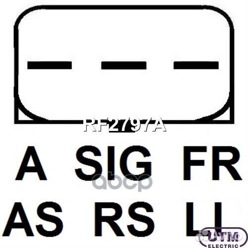 Регулятор генератора 0 RF2797A Utm