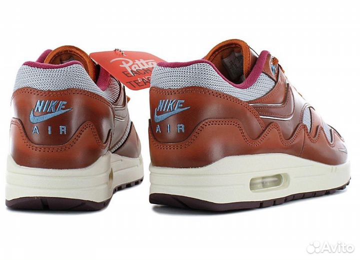 Nike X Patta Air Max 1-The Next Wave Dark Russett