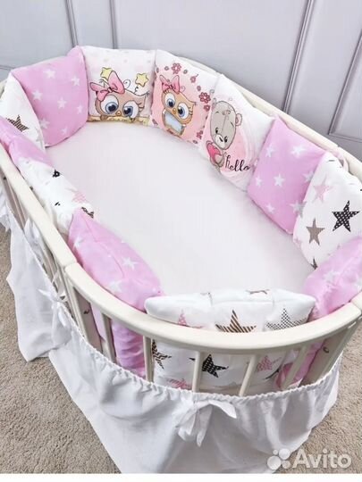 Бортики в кроватку