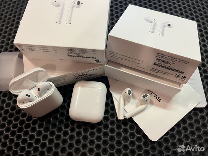 Наушники Airpods 2 оригинал/300+отзывов