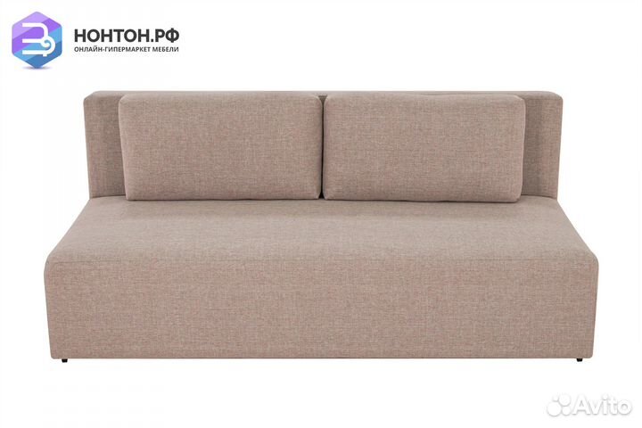 Диван еврокнижка Норд без боковин светло-бежевый