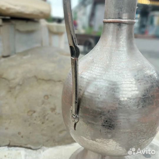 Кувшин медный водоносный антикварный