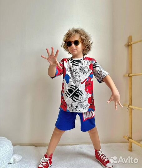 Костюм Zara человек паук на мальчика 98