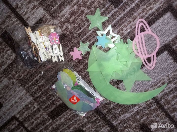 Бисер, Прищепки для фото и светящиеся заезды