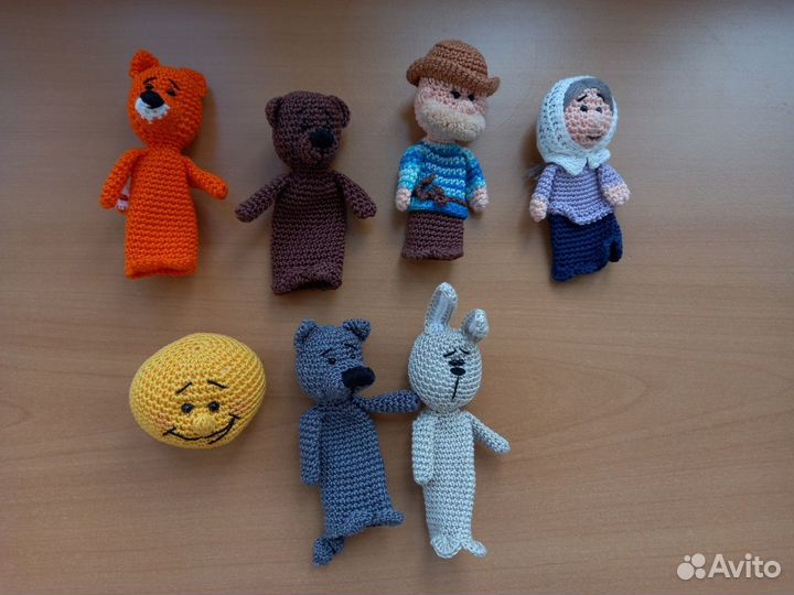 Вязаные игрушки ручной работы