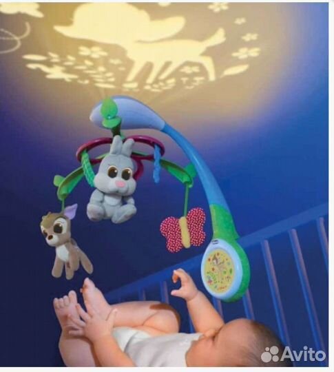 Мобиль на кроватку Chicco б/у