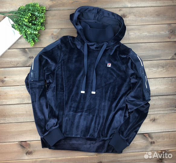 Толстовка велюровая женский fila оригинал новый