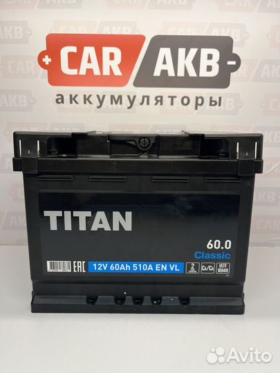 Аккумулятор Титан 60Ач