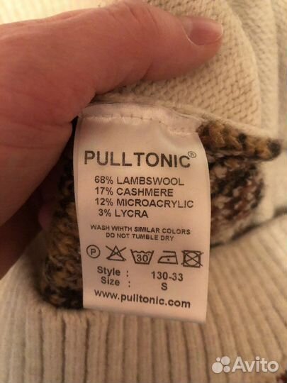 Очень теплый свитер pulltonic
